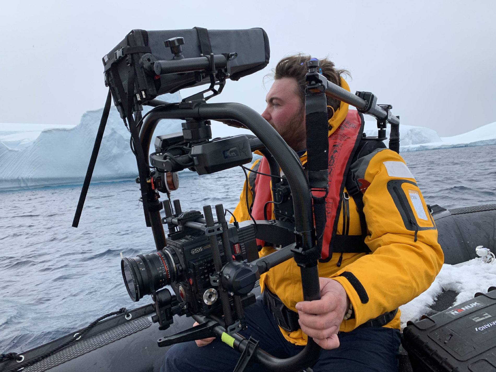 Tournage en Antarctique